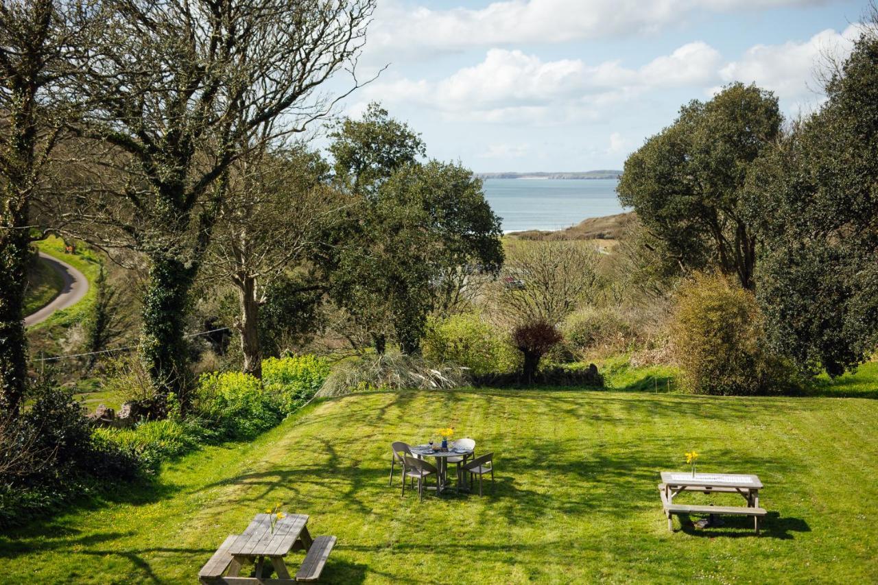 Castlemead Country House By The Sea Manorbier Bagian luar foto