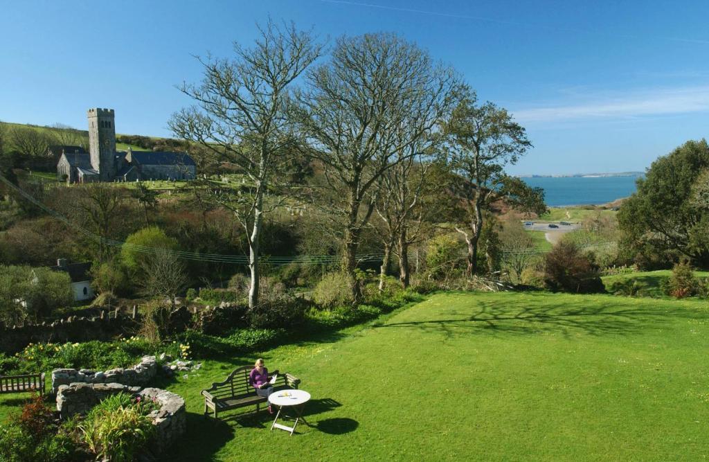 Castlemead Country House By The Sea Manorbier Bagian luar foto